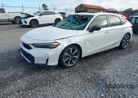 2025 Honda Civic Hybrid Sport Touring z USA, uszkodzony, nr VIN 19XFL4H96SE016404